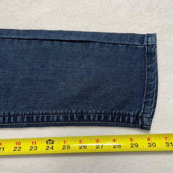 Seven7 Women's Tummy-Less Slimmer Skinny Stretch Mid Rise Blue Jeans Size 12 NWT - Picture 12 of 12
